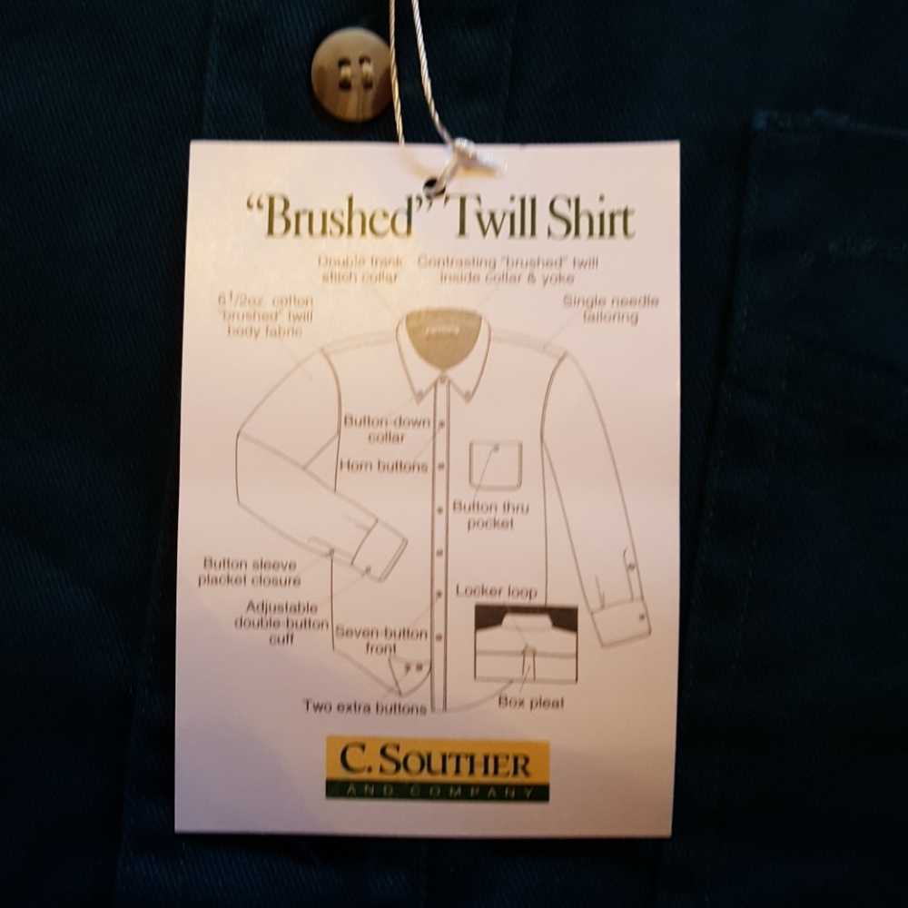 *FINAL*NWT men's SOUTHER & Co. shirt S M ❄️ ❄️  Must Bundle  ❄️ ❄️ - Picture 2 of 4